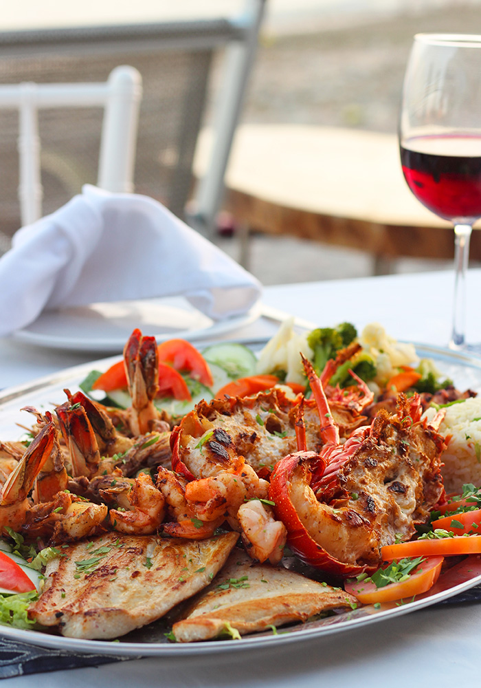 Mariscada en punta de mita